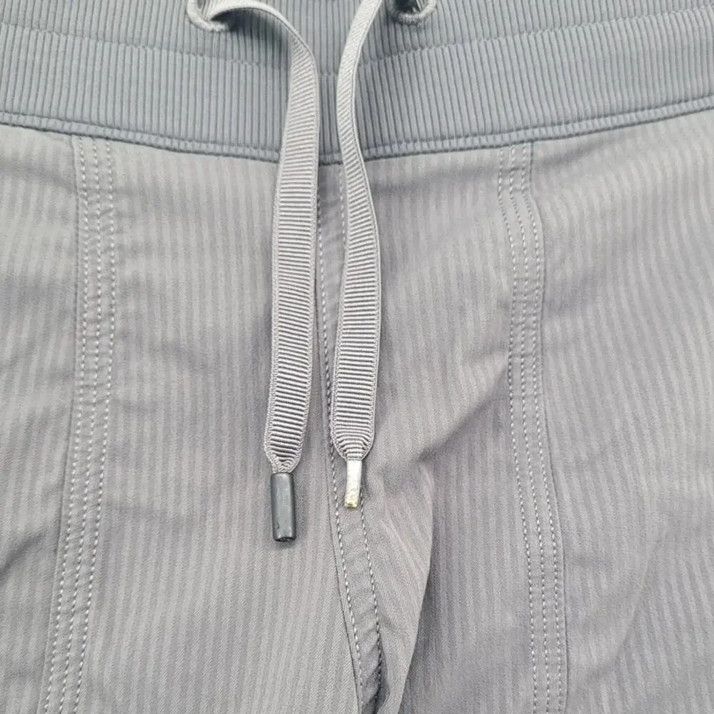 Lululemon Dance Studio Crop Pants Gray Athleisure Yoga S Pilates Travel Minimal